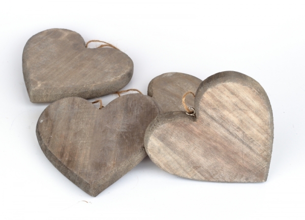 Srdce s láskou darovane tmavé 13x13cm