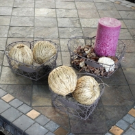 Srdce tri kusy 21x22x7,5cm