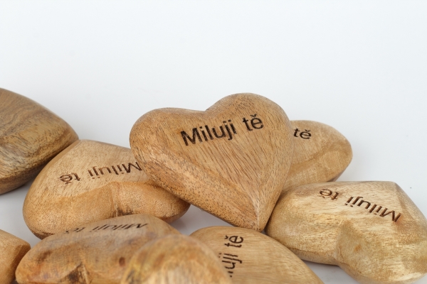 Srdce z lásky 7 x 7 x 3 cm