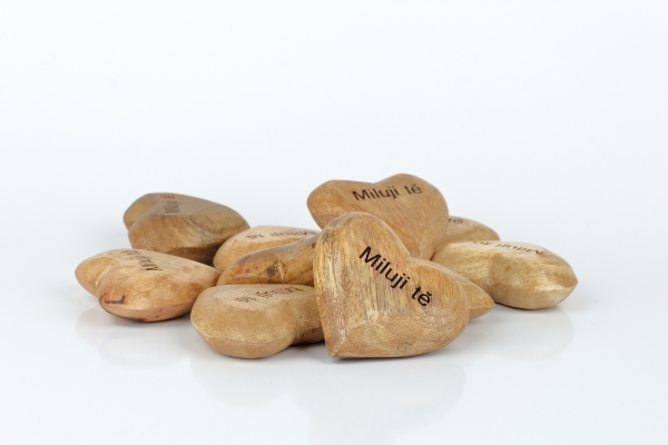 Srdce z lásky 7 x 7 x 3 cm