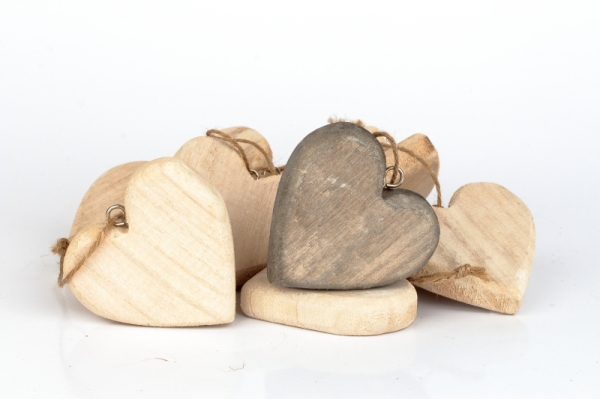 Srdce z lásky drevené 8x8cm