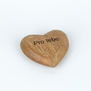Srdce z lásky s nápisom Pro tebe 7 x 7 x 3 cm