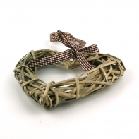 Srdce závesné prútené 20cm