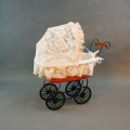 Starodávný kočík pre bábiku 42x48x22cm