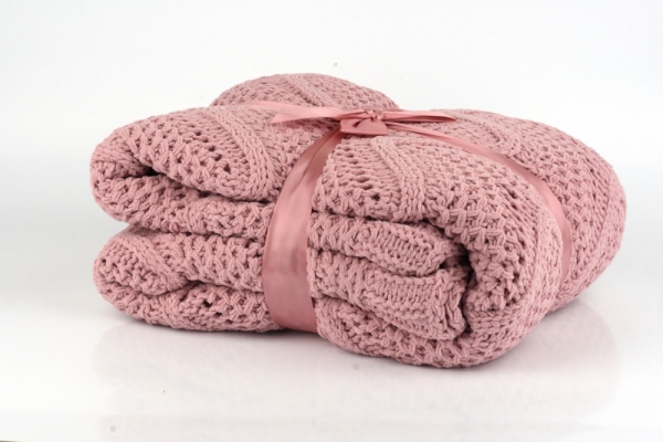 Staroružová deka 130x160cm