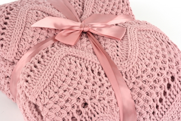 Staroružová deka 130x160cm