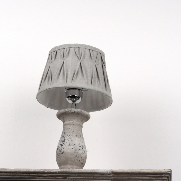 Tienidlo k lampe šedej 23cm 