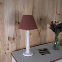 Tienidlo na lampu červené káry 15cm
