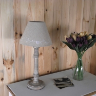 Tienidlo na lampu prírodné tkanina 15cm