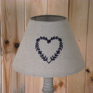 Tienidlo na lampu vidiecke srdce 15cm