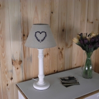 Tienidlo na lampu vidiecke srdce 15cm