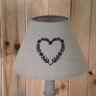 Tienidlo na lampu vidiecke srdce 15cm