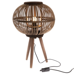 Stojaca lampa bambusová 34×51cm