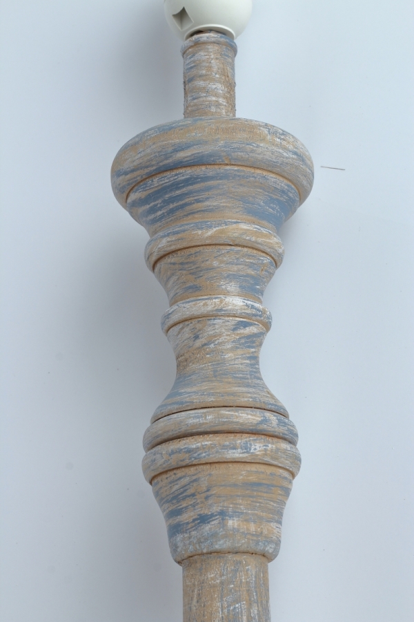 Stojaca lampa krémová - podstavec 136cm