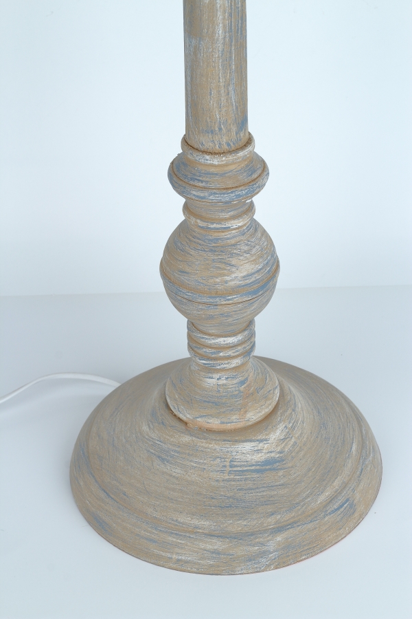 Stojaca lampa krémová - podstavec 136cm