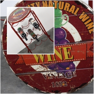 Stojan na 15 fliaš vína WINE 50x37x77cm