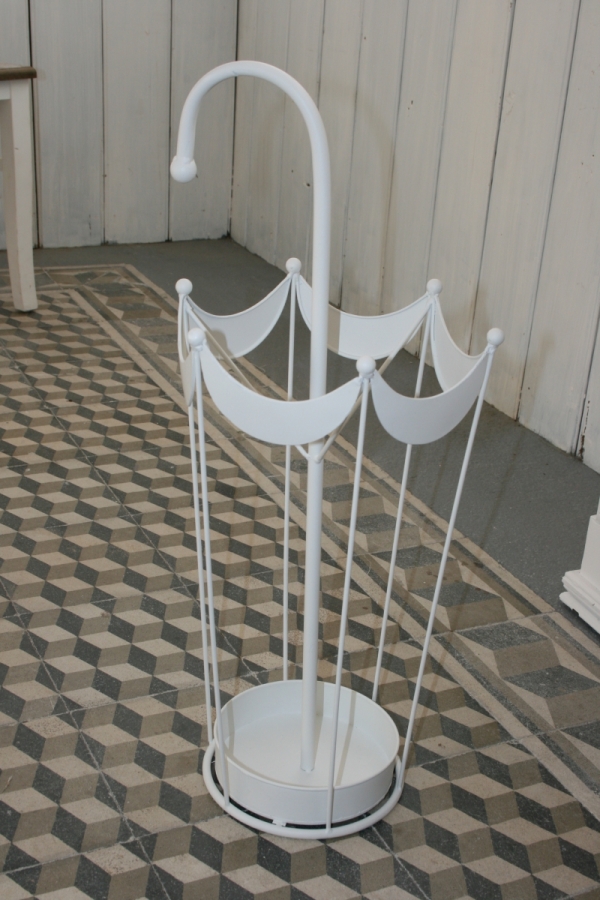 Stojan na dáždniky biely 65cm