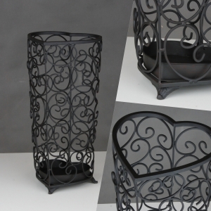 Stojan na dáždniky srdce kov 51cm