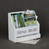 Stojan na listy drevený 22x9x20cm