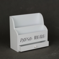 Stojan na listy drevený 22x9x20cm