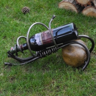 Stojan na jednu fľašu vína v kameni 42x22x28cm