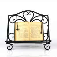 Stojan na kuchárku čierny kov 37x36x7cm