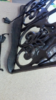 Stojan na kuchárku starožitný 26x13x24cm - Vyradenie dek4611