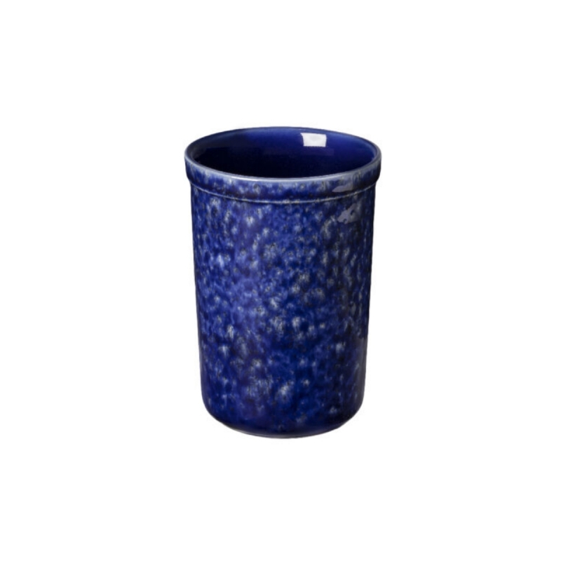 Stojan na kuchynské náradie ABBEY modrý 12 x 12 x 17 cm keramický