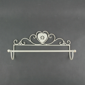 Stojan na kuchynské utierky závesný kovový 45x23cm