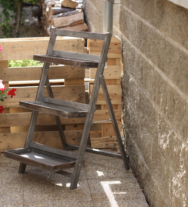 Stojan na kvety 3 police 98cm