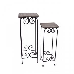 Stojan na kvetiny hranatý set 2ks