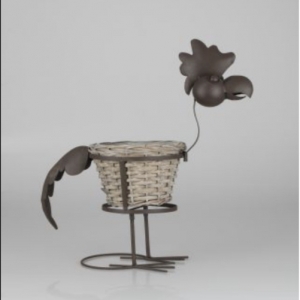 Stojan na kvety kohút 60cm