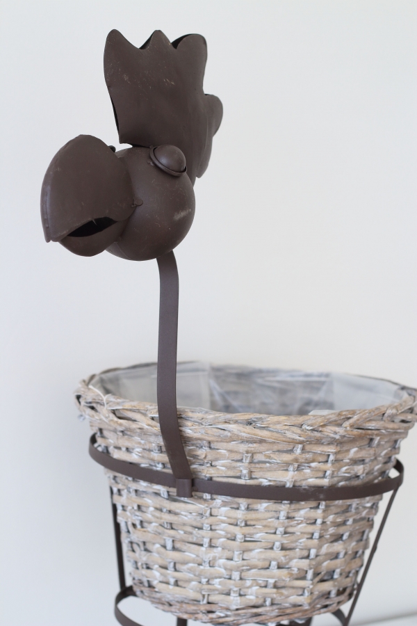 Stojan na kvety kohút 60cm