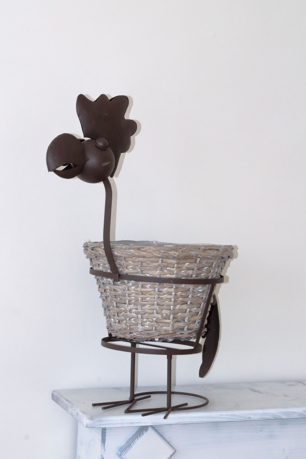 Stojan na kvety kohút 60cm