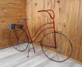 Stojan na kvety bicykel červené 85x134cm