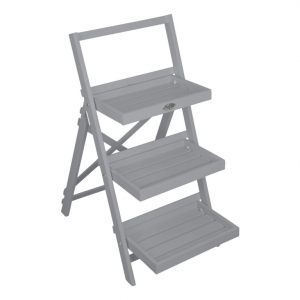 Stojan na kvetiny sivý 45x73x91,5cm