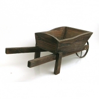 Stojan na kvety - traktory Chalupársky 49x20x16cm drevo kov