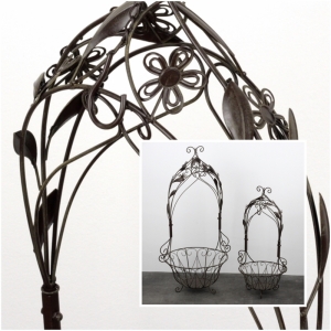 Stojan na kvetiny závesný 2ks 66 / 92cm