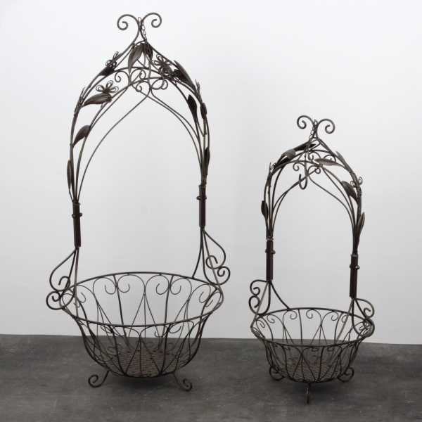 Stojan na kvetiny závesný 2ks 66 / 92cm