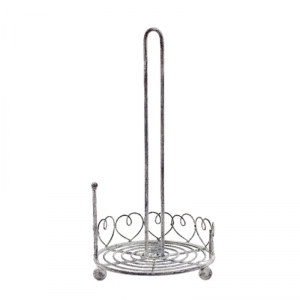 Stojan na papierové utierky so srdiečkami 15x32x15cm