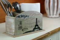 Stojan na příbory Paris 22x12x11cm