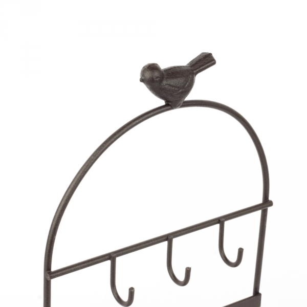 Stojan na šperky s vtáčikom 19x6x25cm