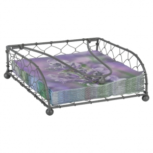 Stojan na obrúsky kovový