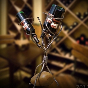 Stojan na víno ​​(3 fľaše) 57cm