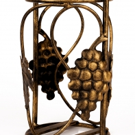 Stojan na víno - hroznový strapec 12x37cm