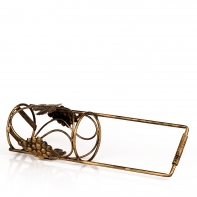 Stojan na víno - hroznový strapec 12x37cm