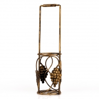 Stojan na víno - hroznový strapec 12x37cm