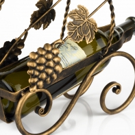 Stojan na víno na jednu fľašu