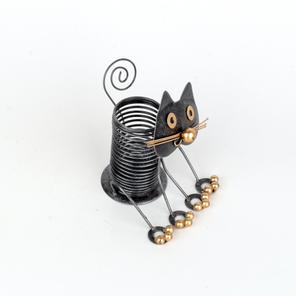Stojanček na ceruzky mačka 14cm
