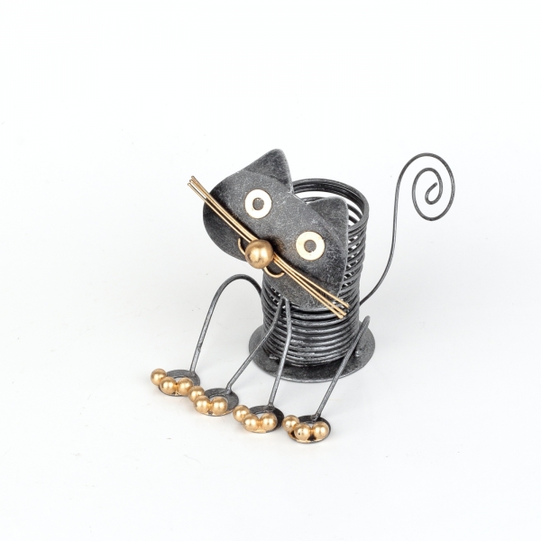 Stojanček na ceruzky mačka 14cm